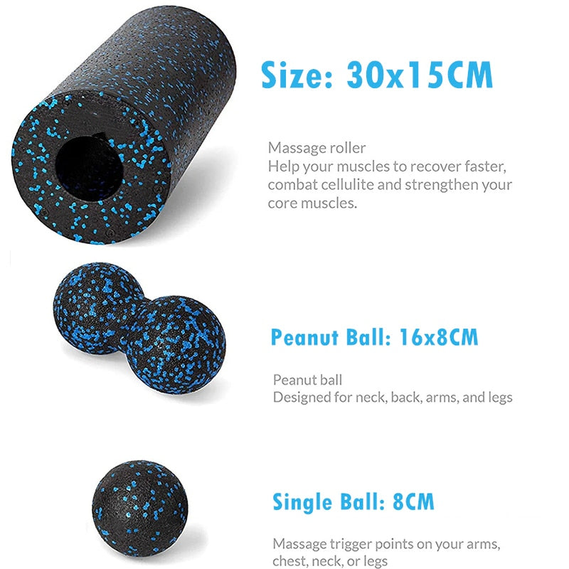 "Roller Massage" Yoga Set