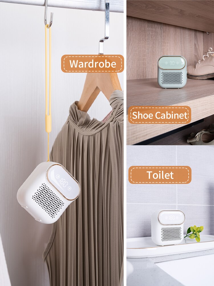 Refrigerator Deodorizing Sterilizer Ozone Generator Air Purifier USB Rechargeable Deodorant Household Kitchen Shoe Cabinet Toile