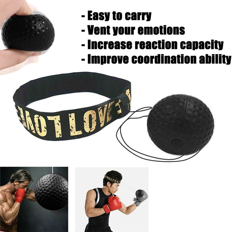 Head boxing speed ball boxing training ball reaction ball elastic ball hanging children adult household boxing training ball