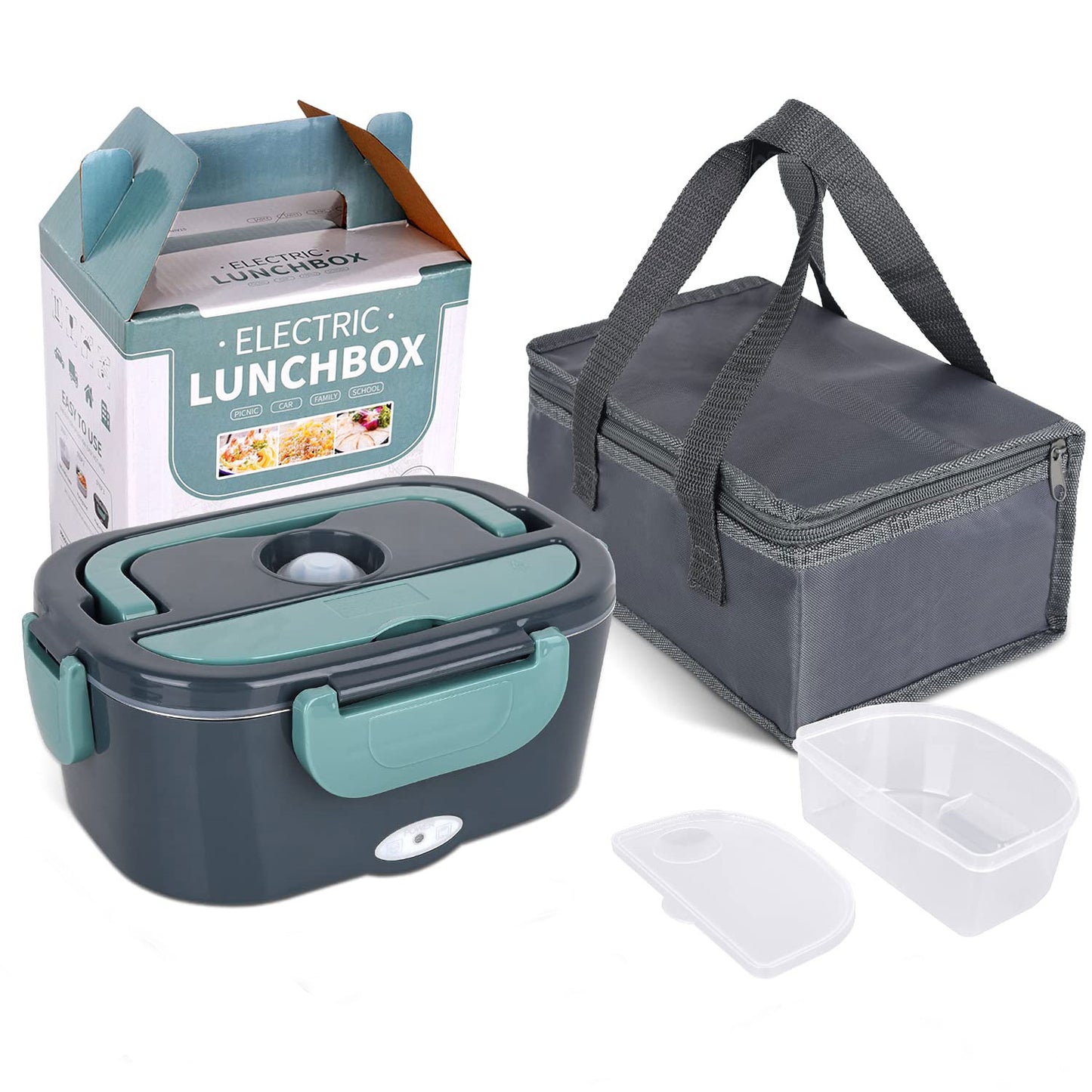 2-In-1 Car and Home Electric Heating Lunch Box (EU/US)