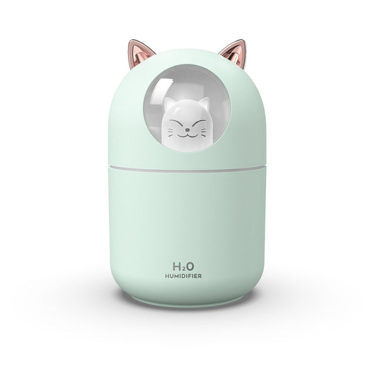 Cartoon Kitty Ultrasonic Air Humidifier USB Aroma Essential Oil Diffuser with LED Light For Home Room Perfume Diffuser