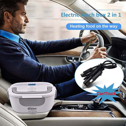 2-In-1 Car and Home Electric Heating Lunch Box (EU/US)