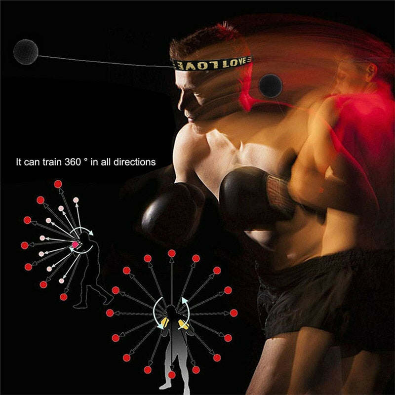 Head boxing speed ball boxing training ball reaction ball elastic ball hanging children adult household boxing training ball