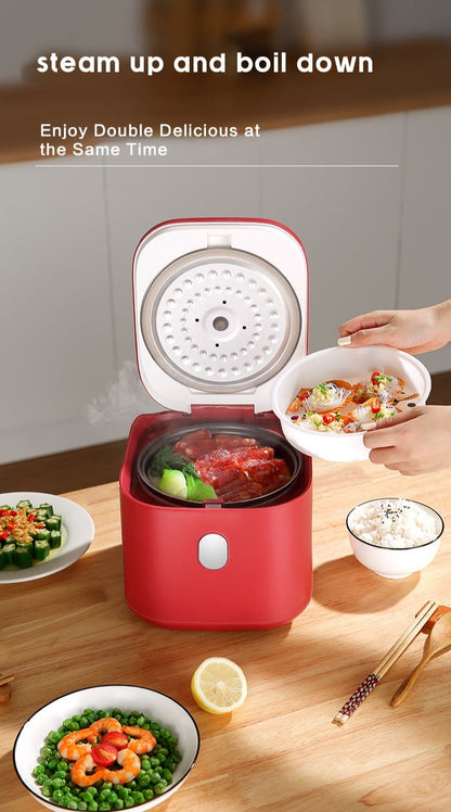 2.5L Mini Steamer & Rice Cooker